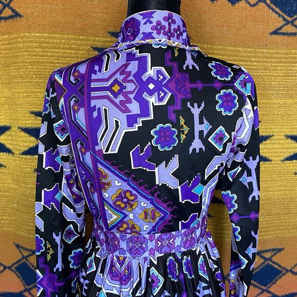 Vintage 60’s Tracy Petites Psychedelic Mini Dress. Mod Go-Go. Rare. Small. - Picture 13 of 16